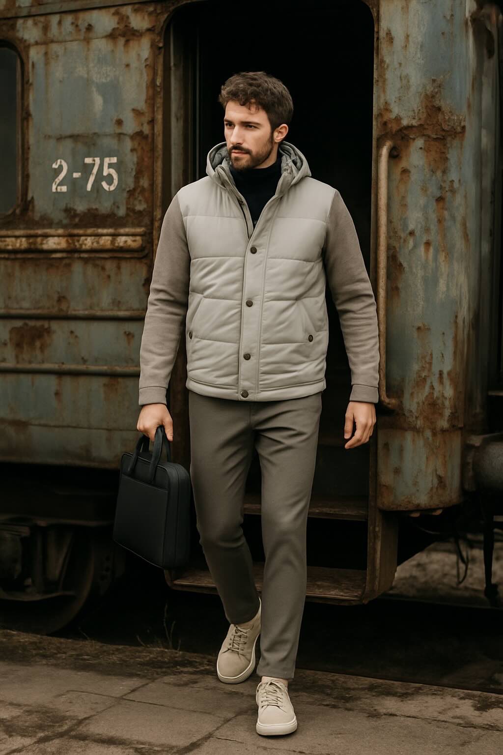 Detailfoto North84 Travelpants Bonded travelstof broek heren