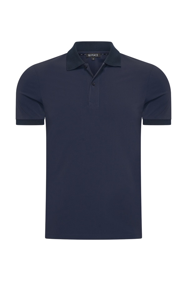 Mi-Piace travel polo navy