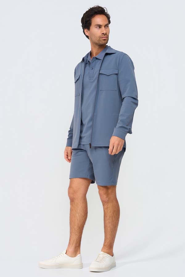 Mi-Piace travel short blauw 