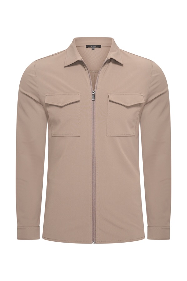 Mi-Piace travel overshirt taupe